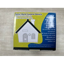 Ittoir Dog Bark Deterrent Devices, Anti Barking Device for Dogs (Black)