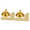 DOITOOL 2sets Mini Flag Holder Stands for Office Desk Compact