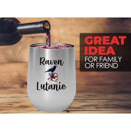 Bird Lover Silver Edition Wine Tumbler 12oz - Rven lutanic - Hummingbird Nest Cage Parrot Dad Gardening Outdoor Birdwatcher Feeder