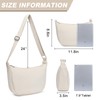 Miss Lulu Cross Body Bag for Women Waterproof Crescent Bag