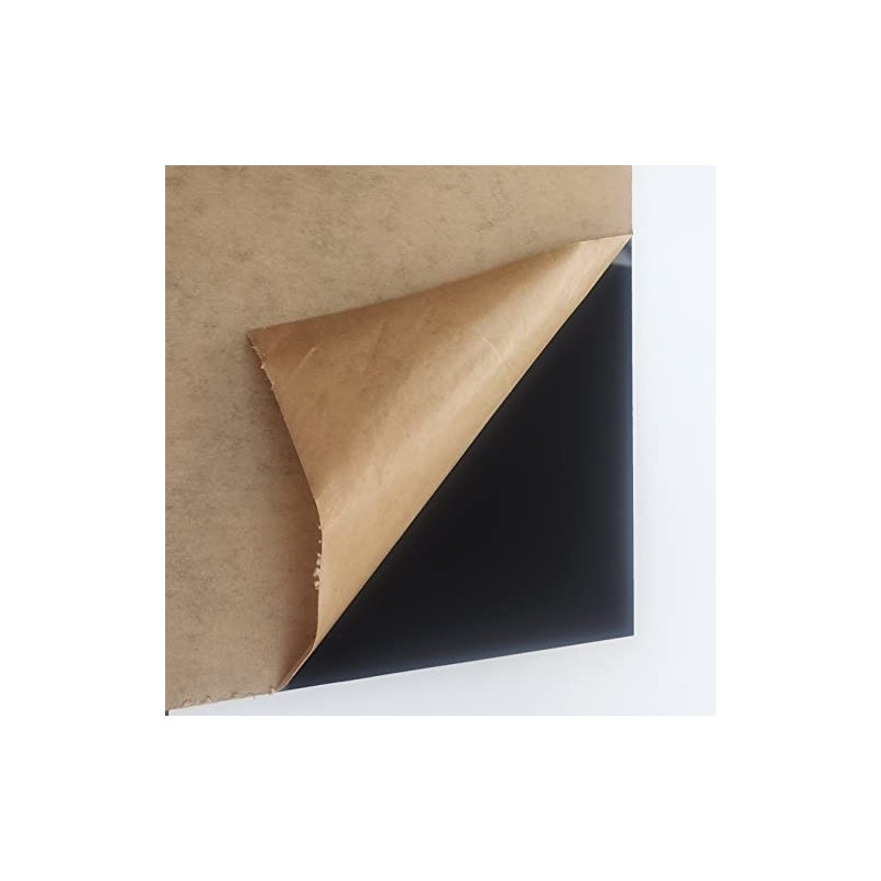 24" x 24" - 3/16" Black Acrylic Plexiglass Sheet