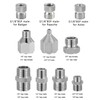HUBEST Multi-Size Airbrush Adapter Set Air Brush Fitting Connector Kit