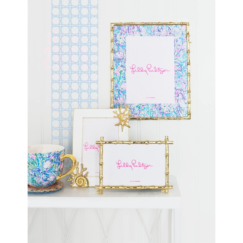 Lilly Pulitzer 5x7 Picture Frame, Decorative Photo Frame for Tabletop,
