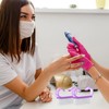 Paquet 10 Piezas Cepillo Limpieza Uñas Herramienta Lima Quitapolvo Manicura