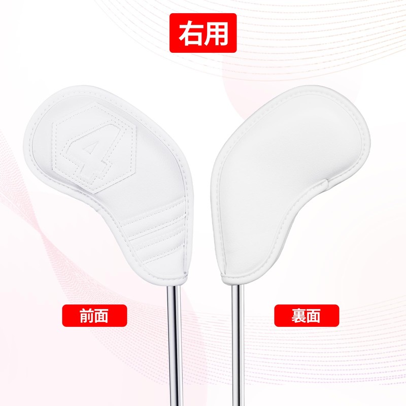Golf Iron Cover Magnetic Wedge Cover Club Head Cover Set