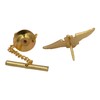 Vanguard US Navy (USN) Aviator Tie Tac - Gold Clutch