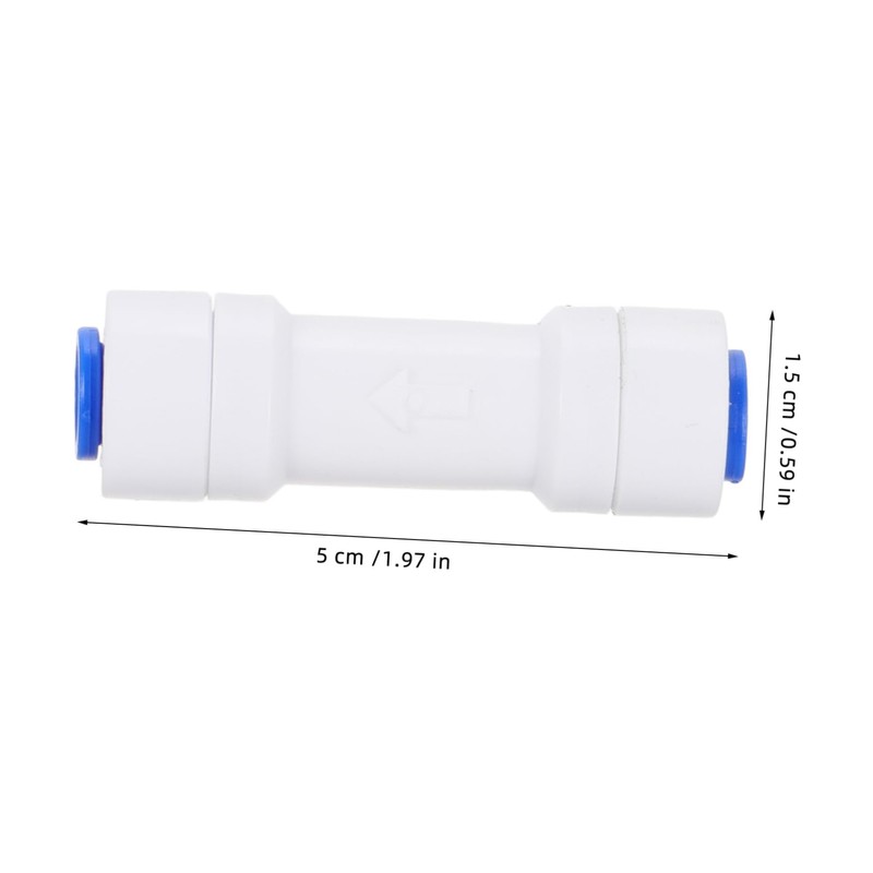 LIFKOME 5Pcs Check Valve for Water Purifiers Easy Installation Compatible