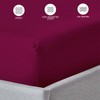 Buymax Jersey Fitted Sheet, 100% Cotton, Base Height, High Base,