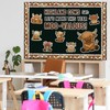 Mooliwe Highland Cow Bulletin Board Decorations Set, Classroom Bulletin Board