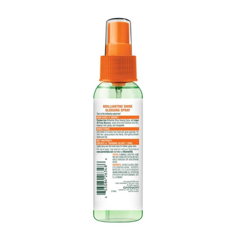 Garnier Fructis Style Brilliantine Shine Glossing Spray 3 Oz (Pack