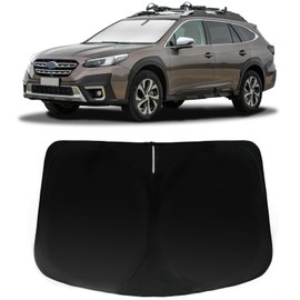 PAIMOHO Windshield Sun Shade for Subaru Outback 2015-2019, Car Front Window Sunshade with 240T Sun Visor Protector Blocks UV Rays Heat Sun Shield Accessories