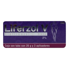 Liferzol-v Crema Vaginal 2% Tubo C/20 G. Y 3 Aplics.