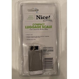 Complete Home 1 Complete Home Compact Digital Travel Luggage Scale Beeper LBS KG 6x1" Max 80lb