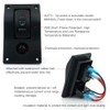 3-Position Bilge Pump Rocker Switch Panel, Automatic - Off -