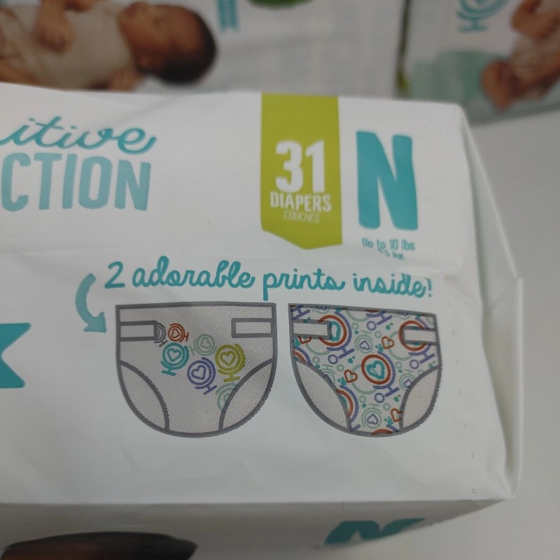 Seventh generation newborn diapers Sensitive protection 124 count 4 packs