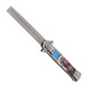Men Spring Comb Pocket Size Stainless Steel Teeth Foldable Brush