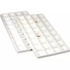 FindingKing 2 White Plastic 32 Compartment Jewelry Tray Inserts