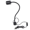 5W Black Goose Neck LED Working Light with Round Magnetic