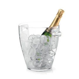 Guzzini - Happy Hour, Champagnerkühler - Transparent, 21 x 16 x h19 cm | 5000 cc - 23320100