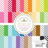 Doodlebug Petite Prints Double-Sided Paper Pad 6"X6" 24/Pkg-Candy Stripe-Sprinkles