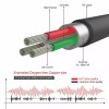 Unbranded 3.5mm Male to 2-RCA Plug 5FT, Aux Audio Headphone