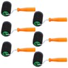 GlikCeil 6 Pcs 4 Inch Paint Roller with Foam Roller