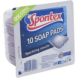 Spontex Soap Filled Pads, 10 Pack