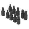 10Pcs Broken Screw Extractor Set 1/4 7/32 3/16 5/32 1/8