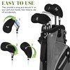 YARNOW 12 Pcs Golf Club Head Covers Golf Covers with