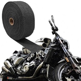 ShopXJ Motorcycle Muffler Heat Resistant Cloth Insulation Vantage Guard Ceramic Fiber (5m)