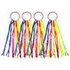 Funver Rainbow Dance Ribbons, 45cm Colorful Gymnastics Rhythm Ribbons with