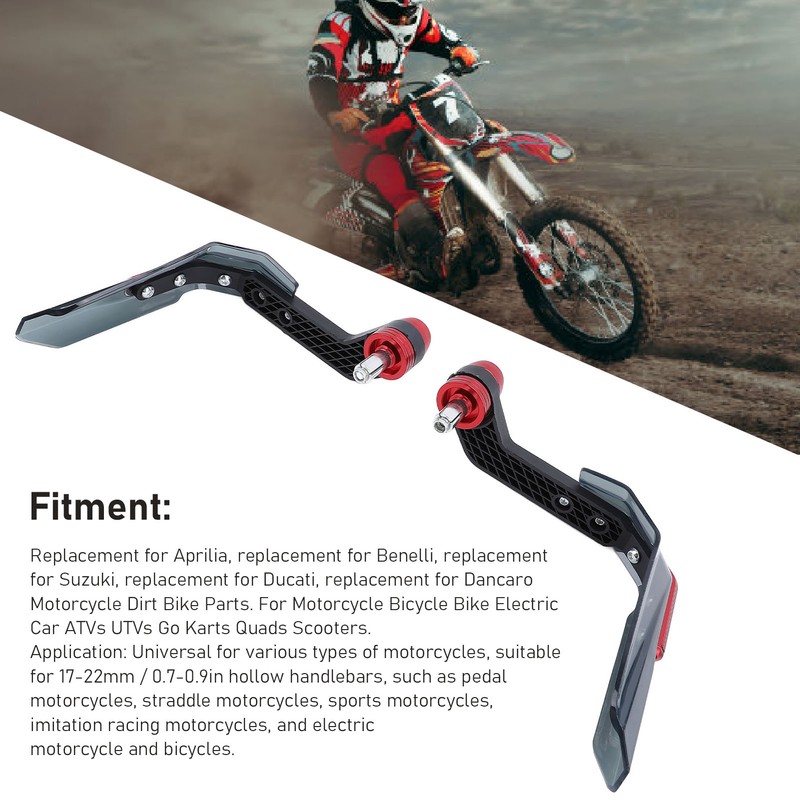2Pcs Motorcycle Handguards Reliable Protection High Hardness Stylish Hand Shield