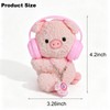COGEEK Cute Pig Car Dashboard Decor, Soft Plush Car Screen