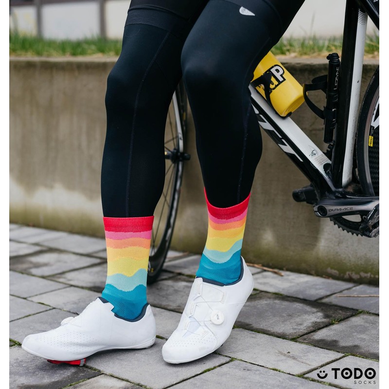 TODO Cycling Socks for Men and Women Breathable Road Bike