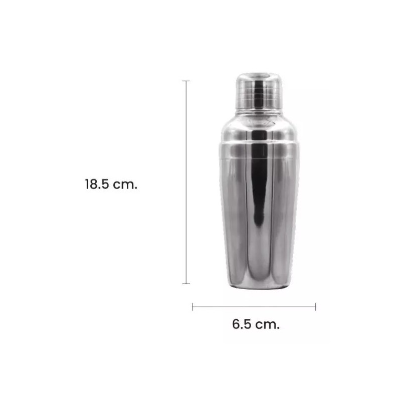 Molin Bartender Cocktail Shaker Cantinero Acero Barman