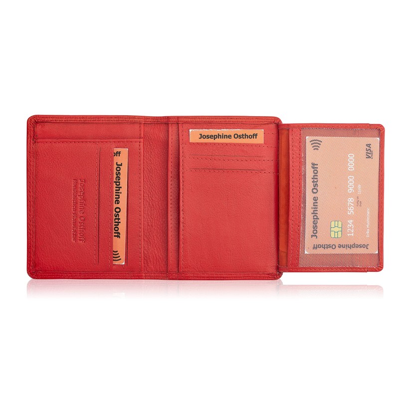 Josephine Osthoff ID Case ID Card Holder Portrait Format Leather