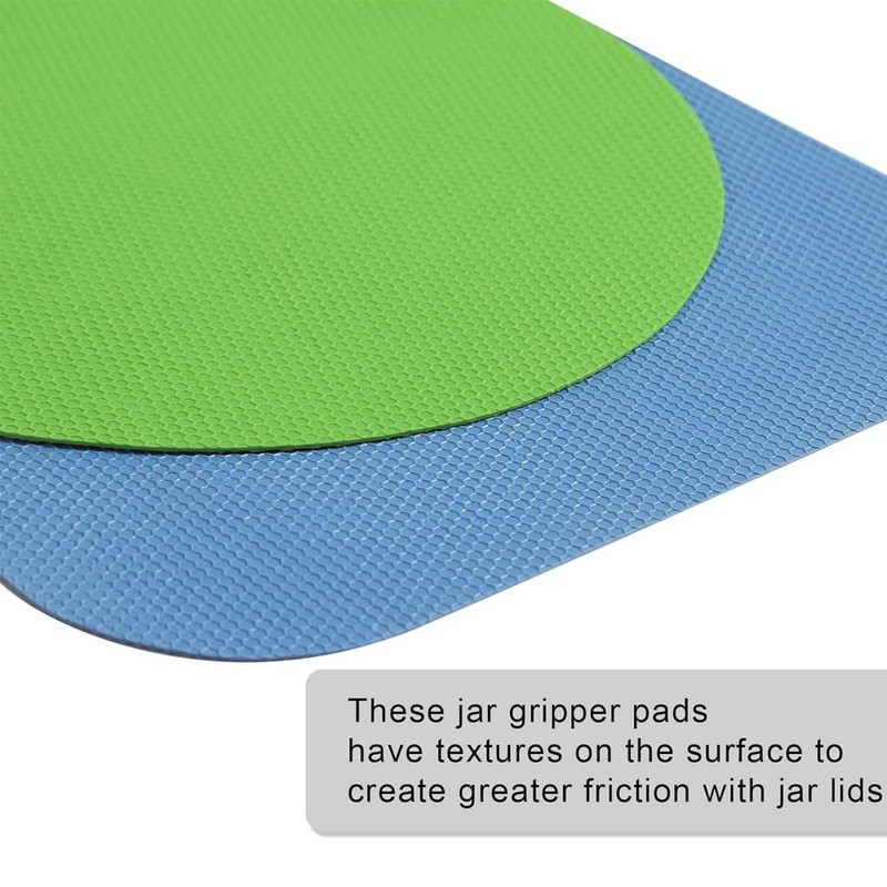 6 Pcs Jar Opener Gripper Pad, Silicone Multi-Function Anti-Slip Heat