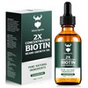 Beard Growth Oil - 2X Concentration Biotin Beard Oil for
