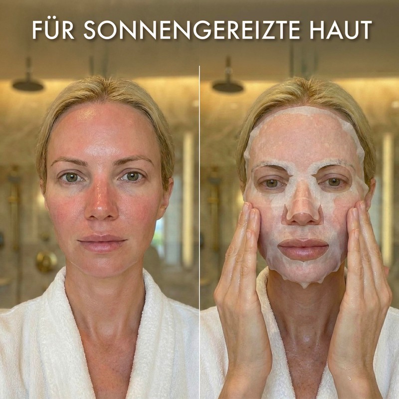 Clupy After Sun Face Mask - Cooling Moisturiser & Regeneration