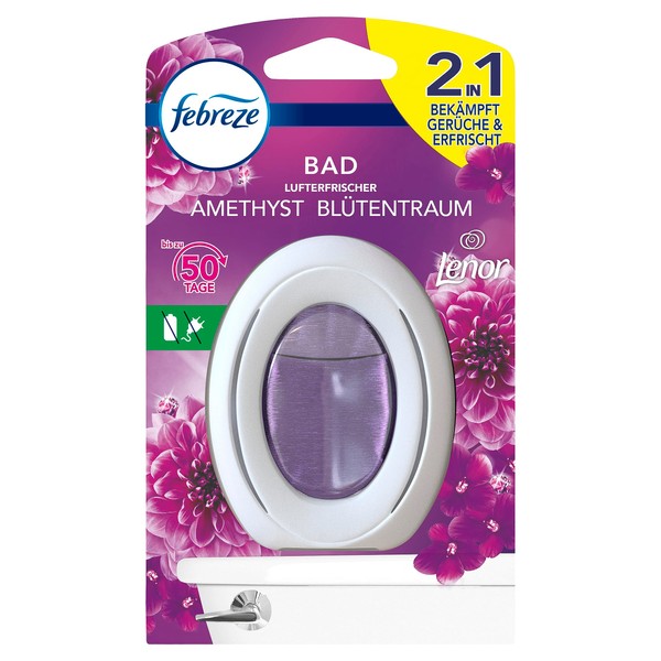 Febreze Bathroom Air Freshener Lenor Amethyst Blossom Dream Fragrance Plug