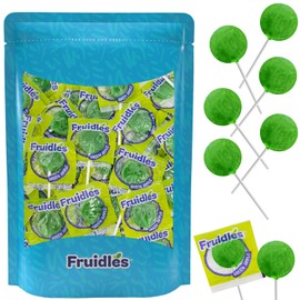 25 Green Apple Lollipops Candy Suckers for Kids, Perfect for Gifting, Parties, Events,10 Gram Lollipops (25-Pack)