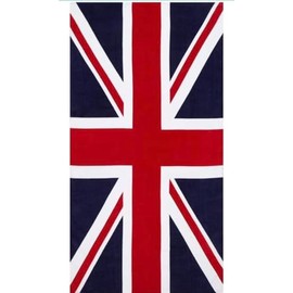 Union Jack Beach Towel, British Flag Bath Towel, 140cm-70cm, Large beach Towel, super absorbent.