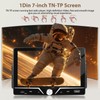 Motorsi Single Din Car Stereo with Carplay & Android Auto,