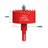 55mm Hole Saw for Wood, HSS Bi-Metal Hole Cutter for