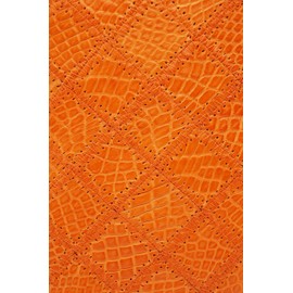 Bliss Leather Feng Shui Increase Money Luck Crocodile Crocodile Crocodile Leather Luxury Genuine Leather Large Capacity Long Wallet, Patchwork, Round Zipper, Gift Box Included, orange