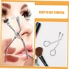 Gatuida 2 Pcs Heated Eyelash Curlers Portable Mini Eyelash Curling
