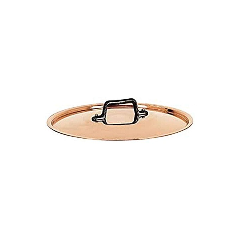 De Buyer 6463.12 Inocuivre First Class Lid with Cast-Iron Handle,