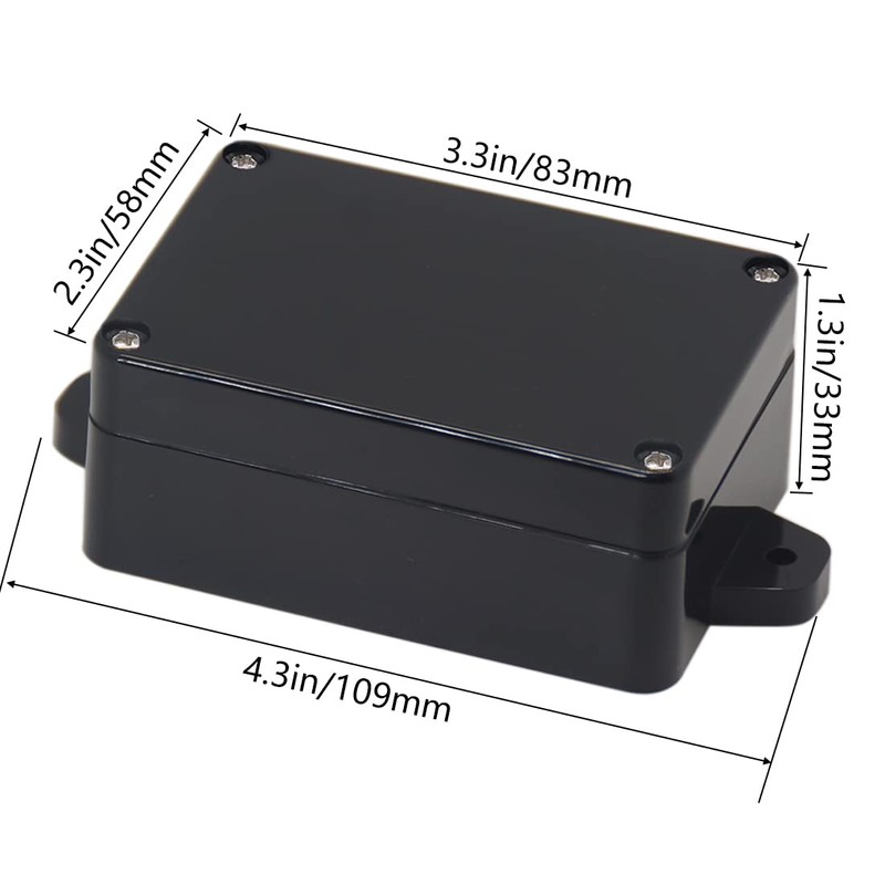 Zulkit - Caja de conexiones de plástico ABS a prueba