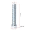 sourcing map Hex Head Screw Bolts Carbon Steel 3/8"-16x2" Fastener