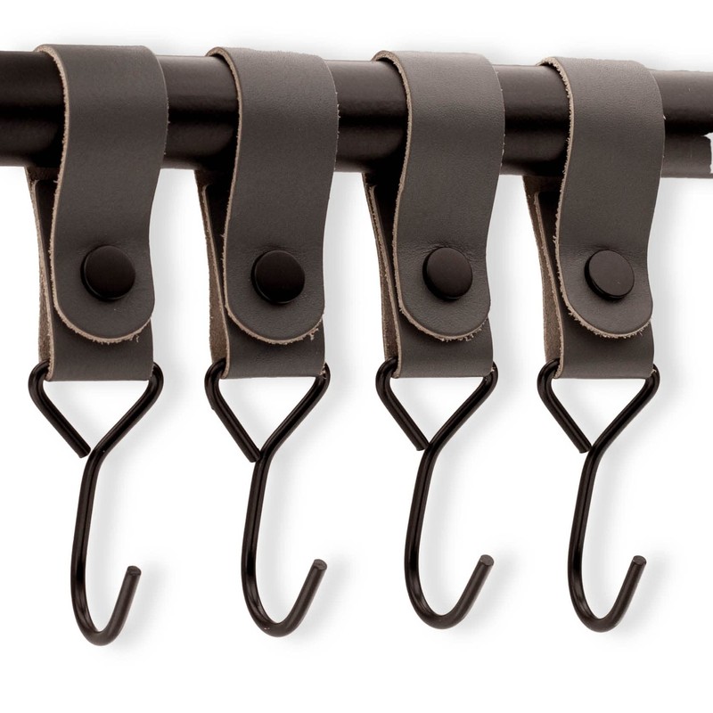 Brute Strength - Multifunctional Hook with Leather Loop - Grey
